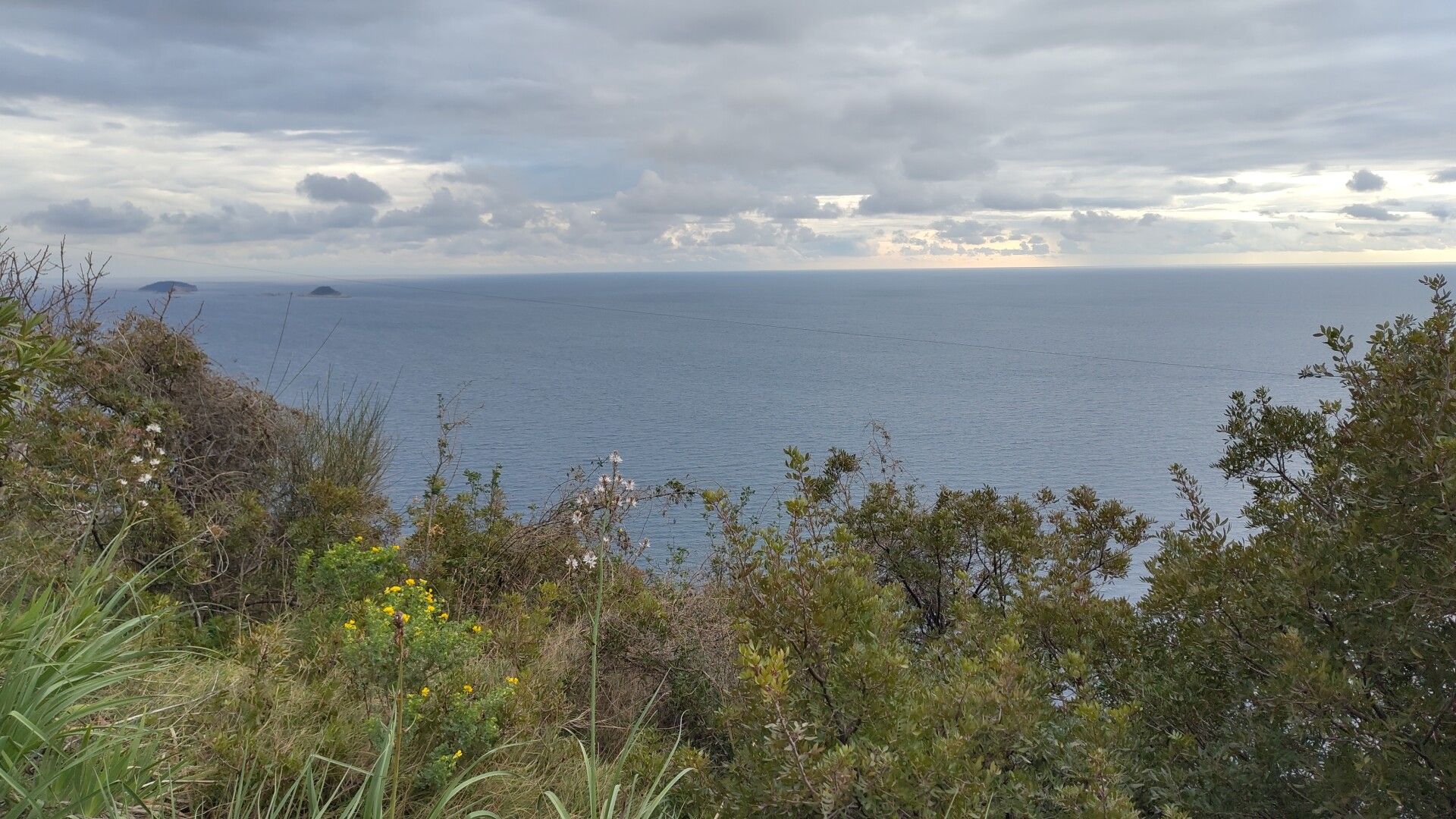 Blick aufs Meer, zwischen Dubrovnik und Kupari